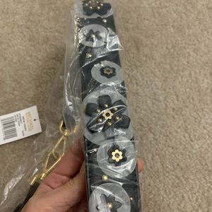 michael kors guitar straps with 3d flower